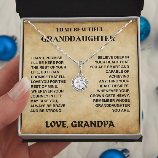 TREASORA - Cushion Star Necklace - Granddaughter