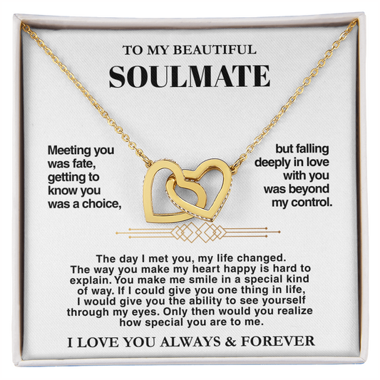 To My Soulmate - Intertwined Hearts Gift Set - SS36