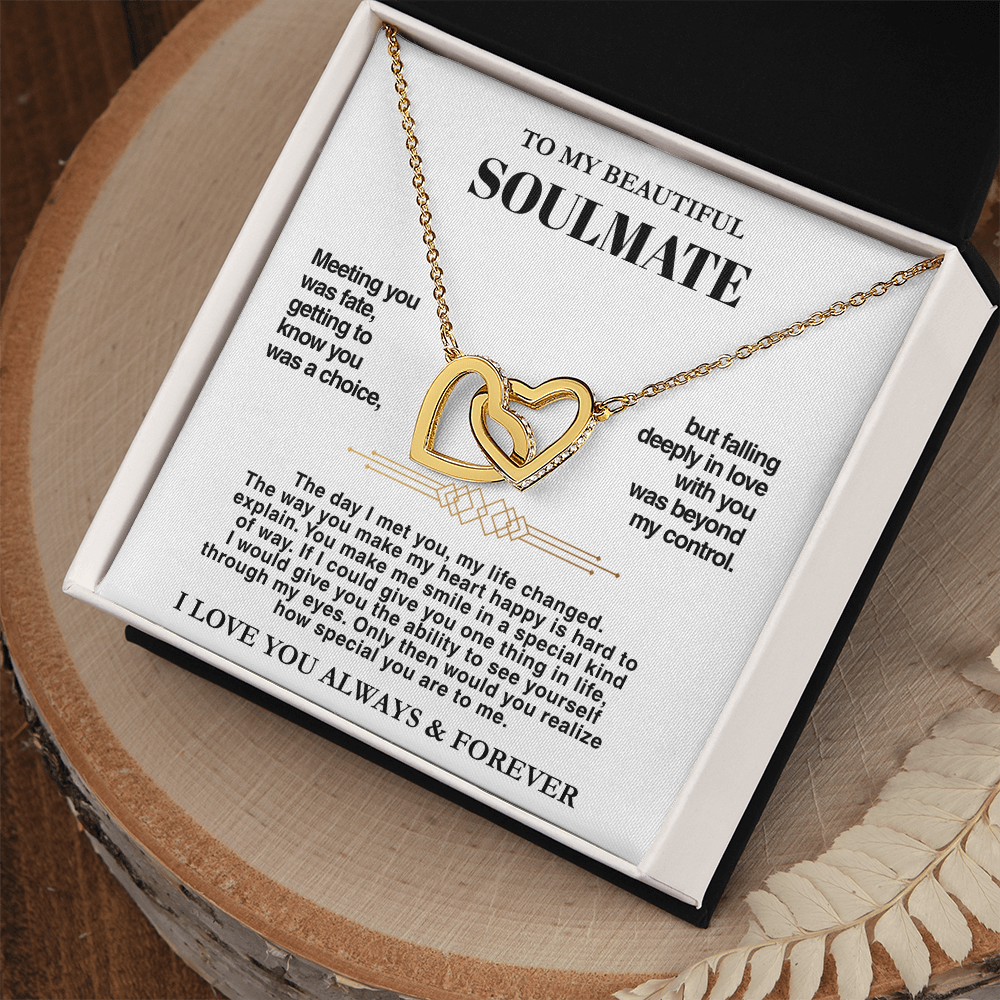 To My Soulmate - Intertwined Hearts Gift Set - SS36
