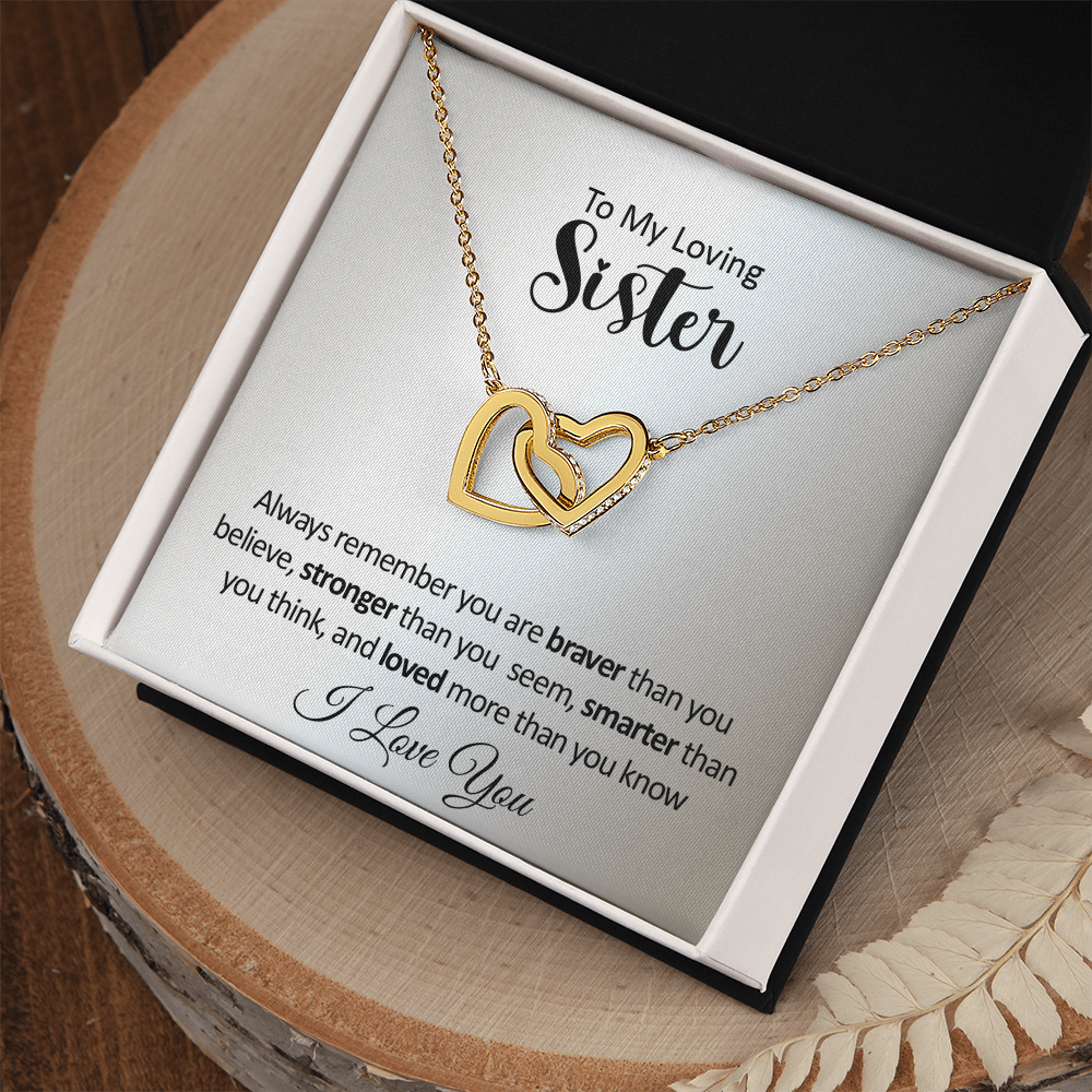 To My Sister - Interlocked Hearts Gift Set - SS382