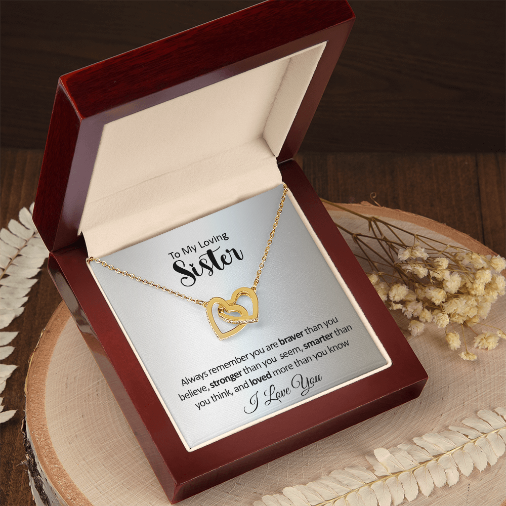 To My Sister - Interlocked Hearts Gift Set - SS382