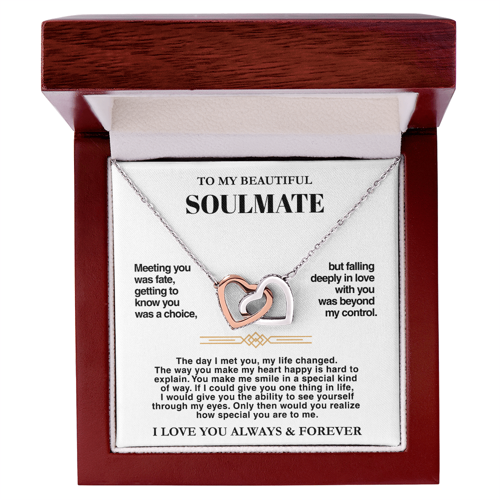 To My Soulmate - Intertwined Hearts Gift Set - SS36