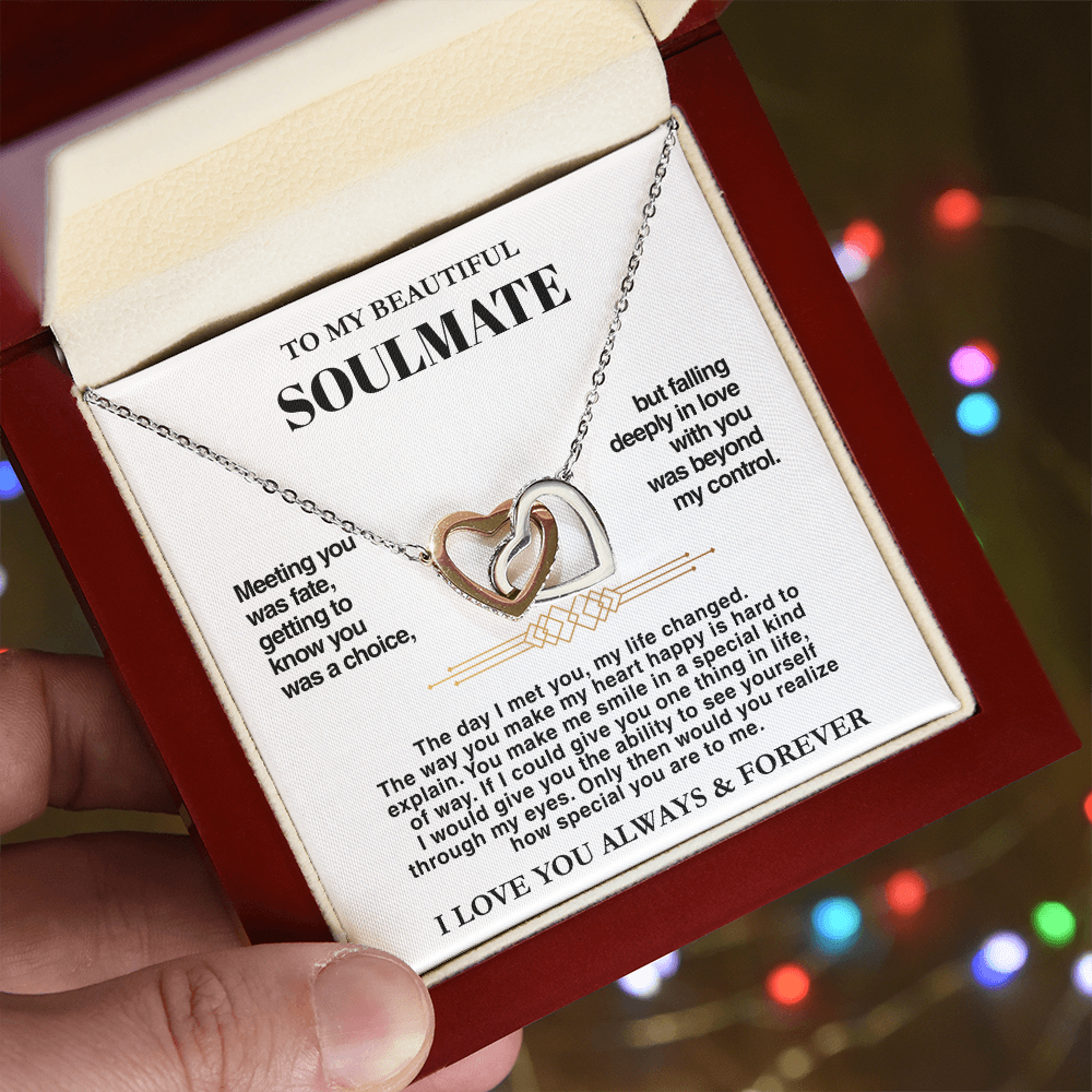 To My Soulmate - Intertwined Hearts Gift Set - SS36