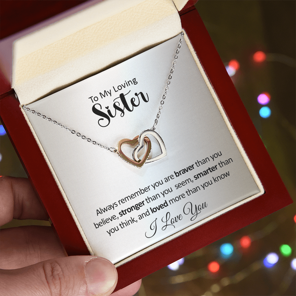 To My Sister - Interlocked Hearts Gift Set - SS382