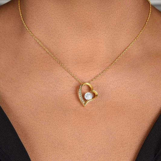 TREASORA - Vesta Knot Necklace - Daughter Heart Of Gold - TRS003