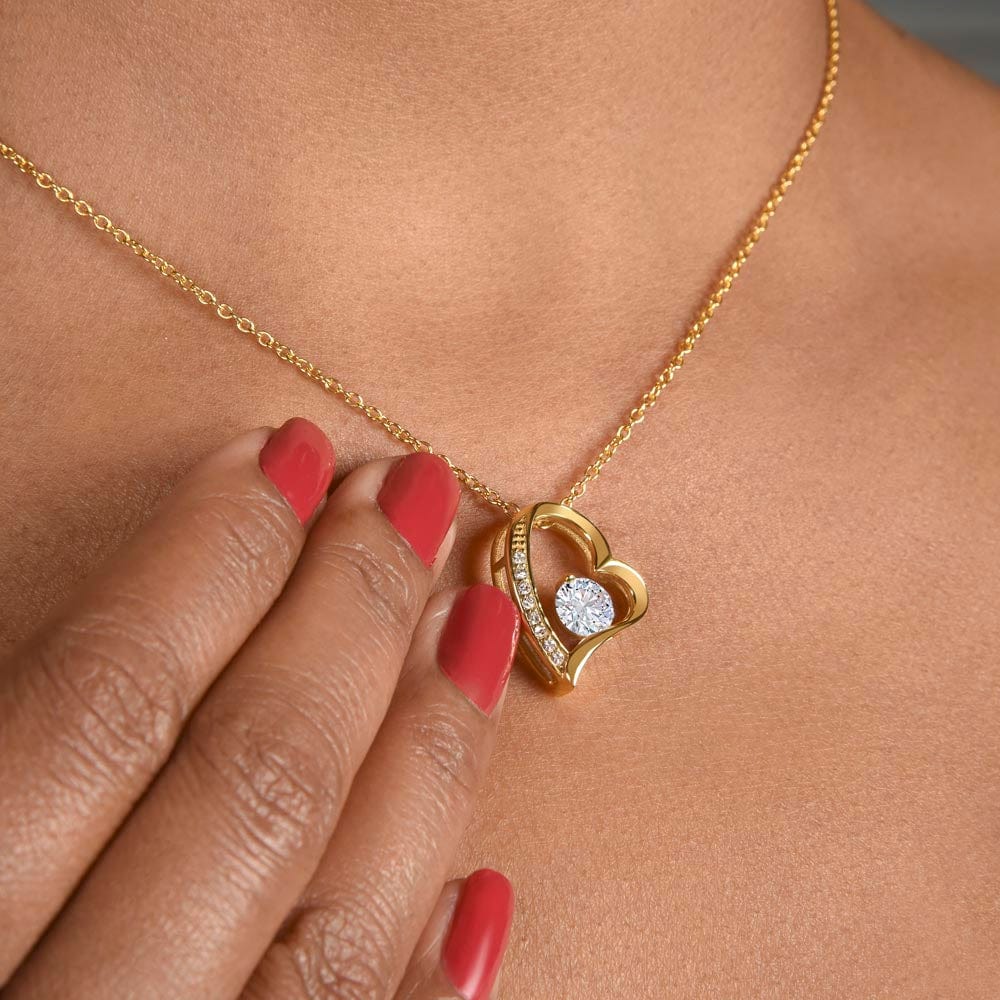 TREASORA - Vesta Knot Necklace - Daughter Heart Of Gold - TRS003