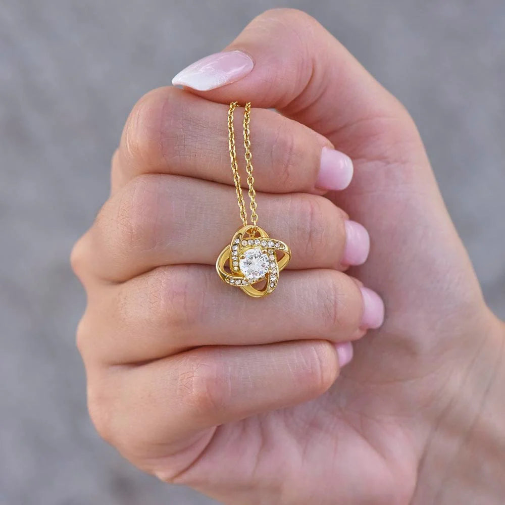 Vesta Knot Necklace - Granddaughter I'll Be Here - TRS002