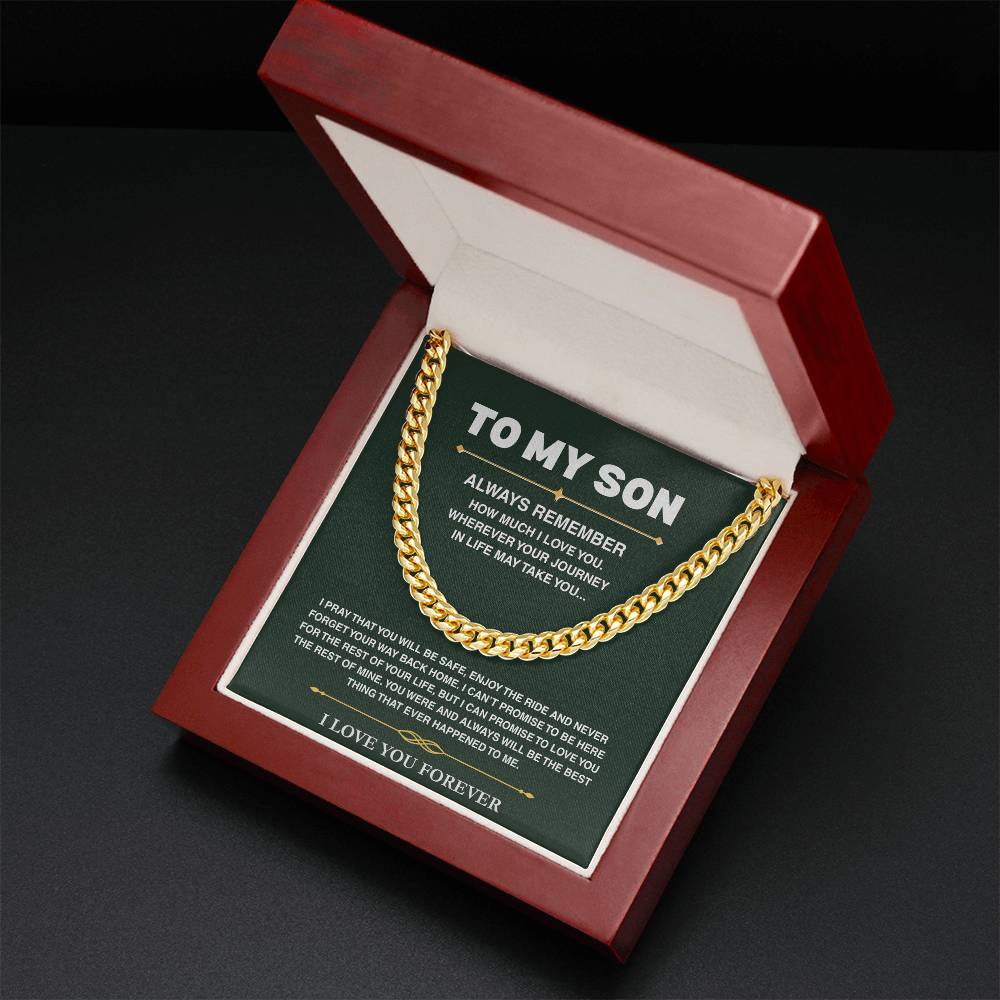 Cuban Link Chain - Son Always Remember