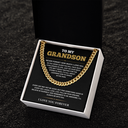 [ALMOST SOLD OUT] Cuban Link Chain - My Grandson - Follow Your Dreams - TRS001