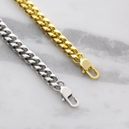 [ALMOST SOLD OUT] Cuban Link Chain - My Son - Follow Your Dreams