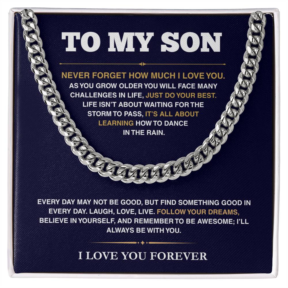 [ALMOST SOLD OUT] Cuban Link Chain - My Son - Follow Your Dreams