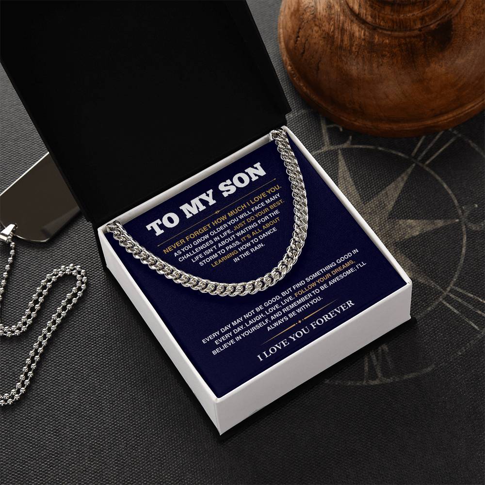 [ALMOST SOLD OUT] Cuban Link Chain - My Son - Follow Your Dreams