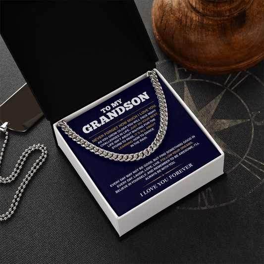 [ALMOST SOLD OUT] Cuban Link Chain - My Grandson - Follow Your Dreams