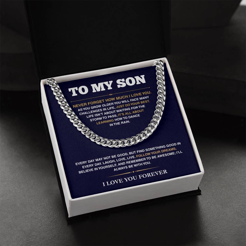[ALMOST SOLD OUT] Cuban Link Chain - My Son - Follow Your Dreams