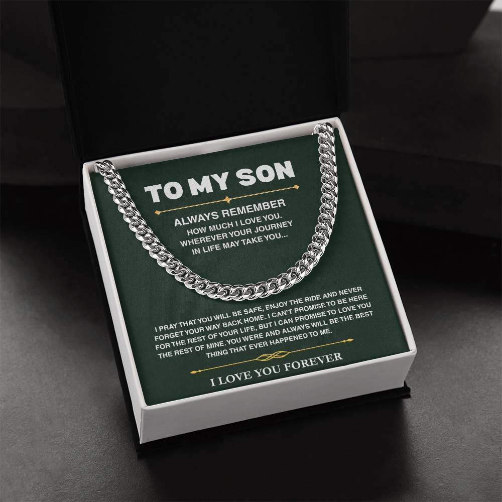 Cuban Link Chain - Son Always Remember