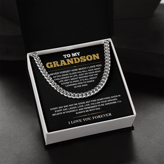 [ALMOST SOLD OUT] Cuban Link Chain - My Grandson - Follow Your Dreams - TRS001