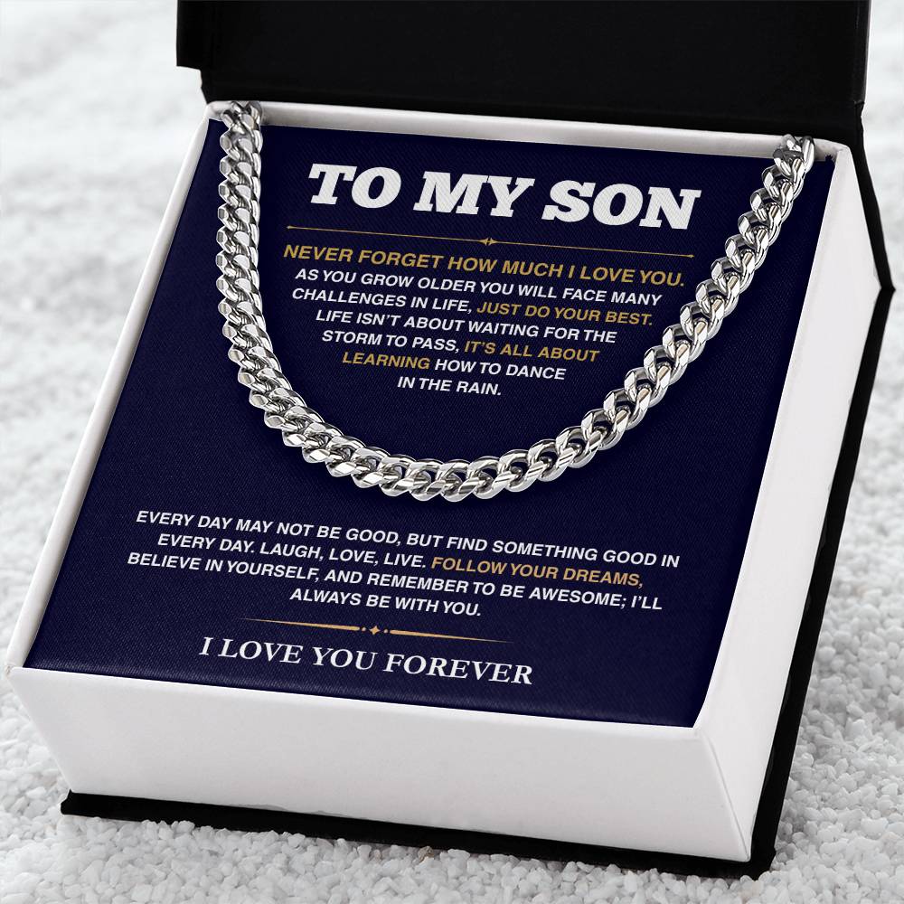 [ALMOST SOLD OUT] Cuban Link Chain - My Son - Follow Your Dreams