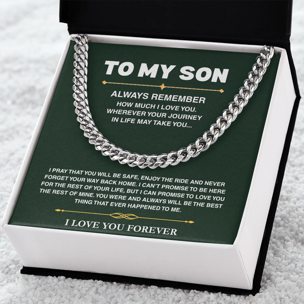 Cuban Link Chain - Son Always Remember