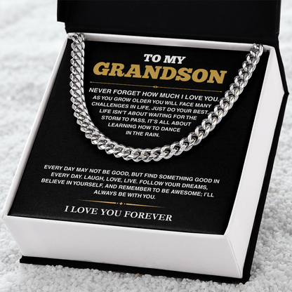 [ALMOST SOLD OUT] Cuban Link Chain - My Grandson - Follow Your Dreams - TRS001