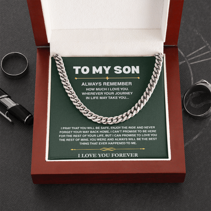 Cuban Link Chain - Son Always Remember