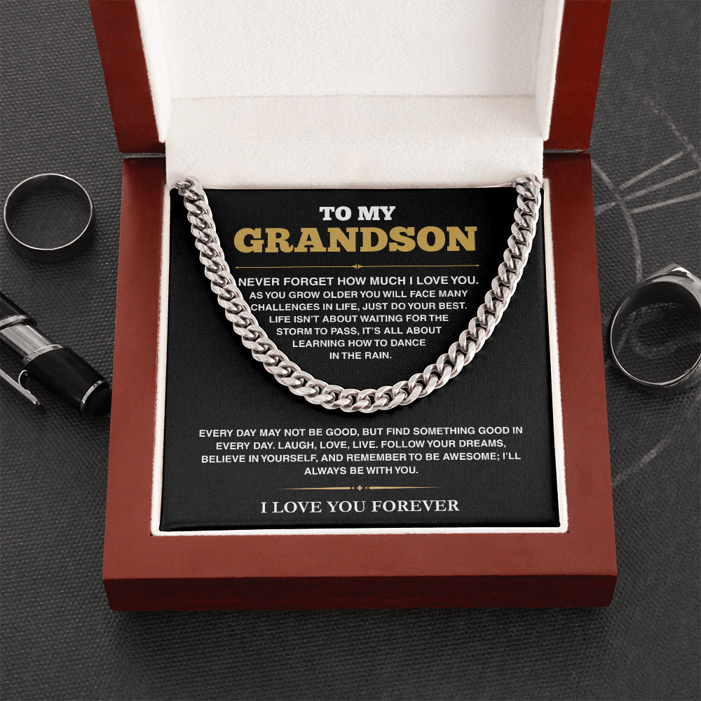 [ALMOST SOLD OUT] Cuban Link Chain - My Grandson - Follow Your Dreams - TRS001