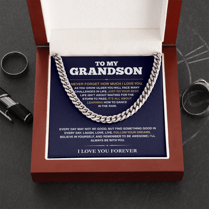 [ALMOST SOLD OUT] Cuban Link Chain - My Grandson - Follow Your Dreams