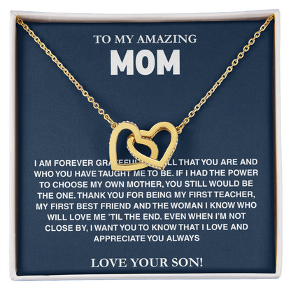 To My Mom - Forever Linked Hearts Gift Set - SS403