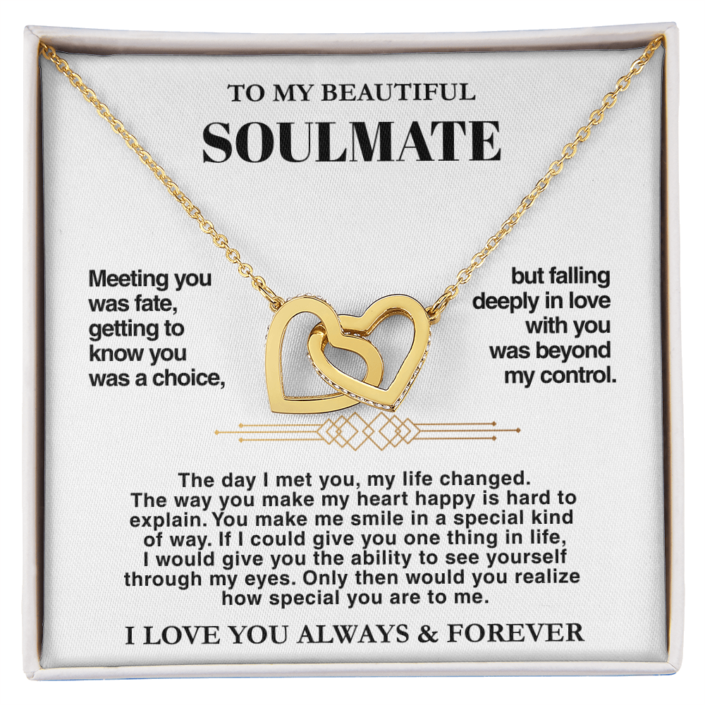 To My Soulmate - Intertwined Hearts Gift Set - SS36