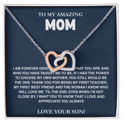 To My Mom - Forever Linked Hearts Gift Set - SS403