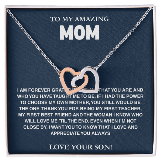 To My Mom - Forever Linked Hearts Gift Set - SS403