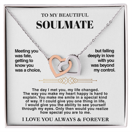 To My Soulmate - Intertwined Hearts Gift Set - SS36