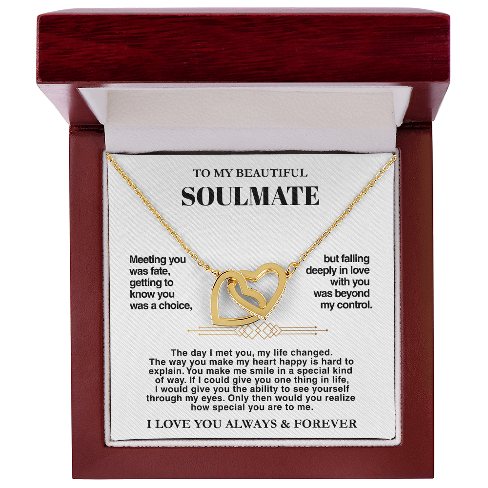To My Soulmate - Intertwined Hearts Gift Set - SS36