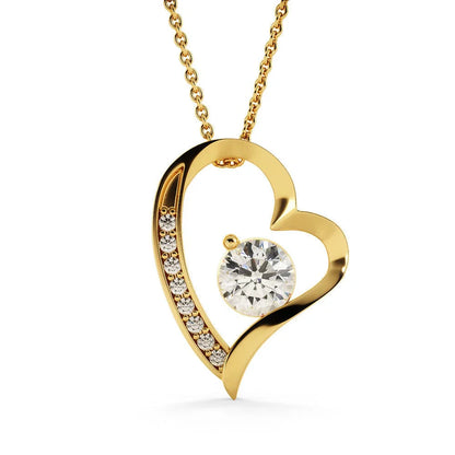 TREASORA - Vesta Knot Necklace - Daughter Heart Of Gold - TRS003